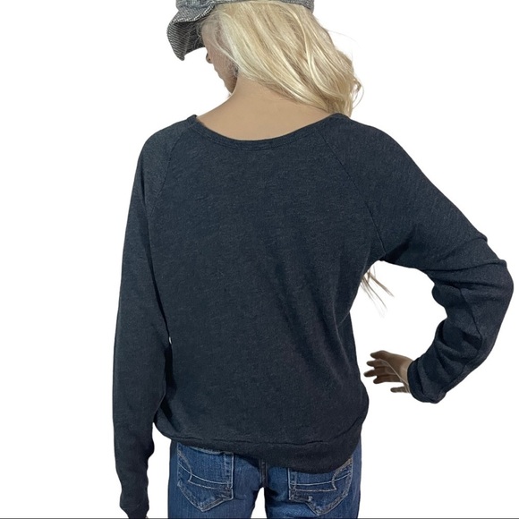 Obey charcoal gray lightweight sweatshirt - Picture 5 of 8